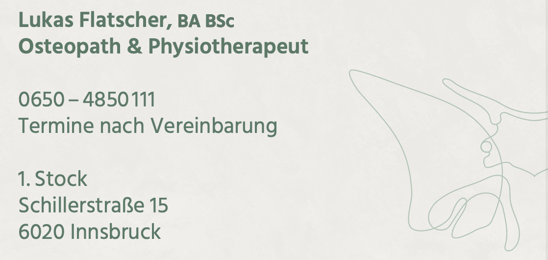 Osteopathie Flatscher Lukas